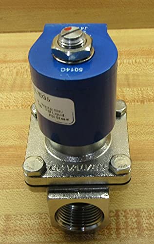 GC VALVES GC Valves S211YF16L7EG5 Solenoid Valve 24VDC 3/4 Inch NPT Normally Closed Din Connector