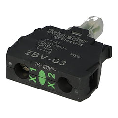 Schneider Electric ZBVG3 22 mm 110 to 120 VAC Green Push Button Light Module