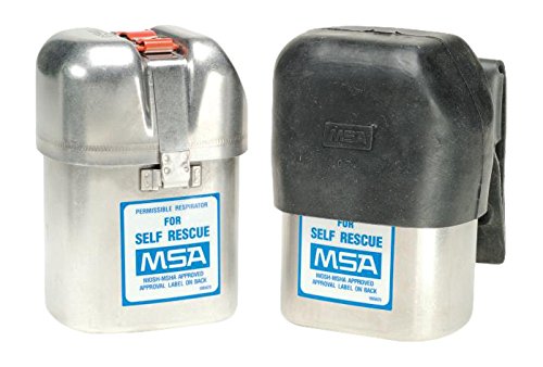 MSA SAFTEY MSA 455299 Mouthbit Self-Rescuer W65 Escape Air Purifying Respirator With Belt-Loop