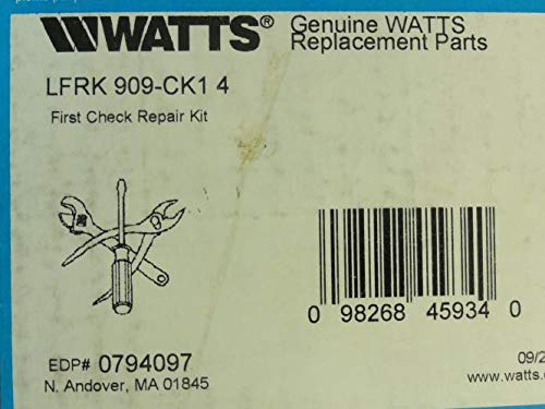 WATTS WATTS 794097 Backflow Preventer First Check Valve Kit for 909 Series