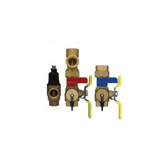 WEBSTONE Webstone H-45443WPR Lead-Free E-X-P E3 Tankless Water Heater Service Valve Kit 150 PSI/500,000 BTU/HR 3/4 Inch FIP Union x FIP