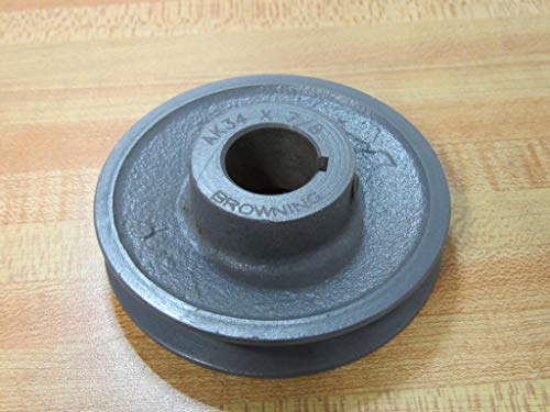 BROWNING Browning AK34X7/8 Fixed Pitch Pulley 1 Groove 3.45 Inch Diameter
