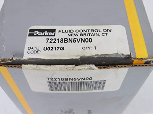 PARKER Parker 72218BN5VN00 Skinner 2-Way Normally Closed Internal Pilot Operated Brass Solenoid Valve
