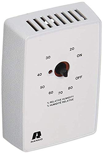 ROBERTSHAW Robertshaw J10-810 Dehumidistat 120V Vertical Wall Mount 20-80% RH