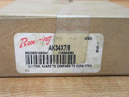 BROWNING Browning AK34X7/8 Fixed Pitch Pulley 1 Groove 3.45 Inch Diameter