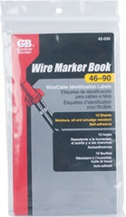 NVENT Gardner Bender 42-030 Wire Marker Booklet, 46-90