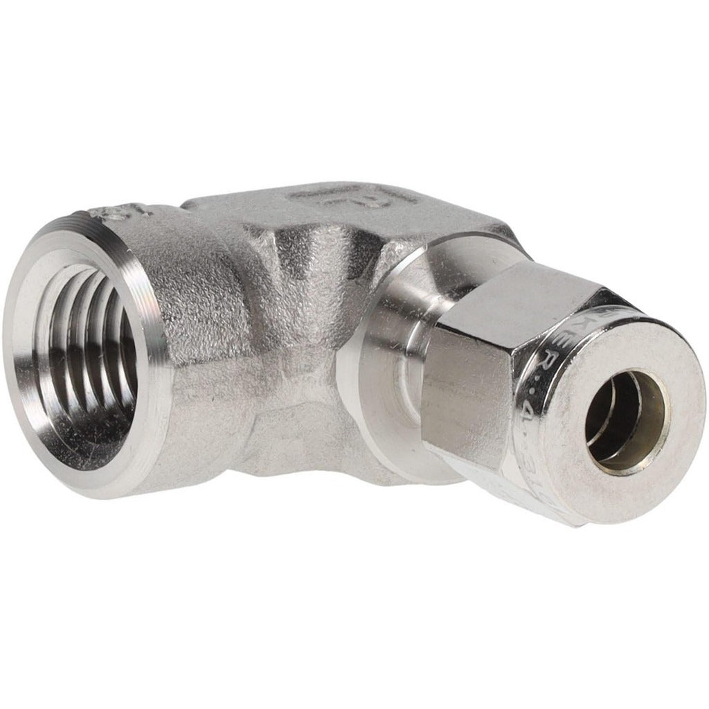 PARKER Parker 4FEL4N-316 Compression Female Elbow 1/4-18 Npt Ss