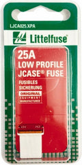 LITTELFUSE Littelfuse 0895025.Z 25A 58VDC Low Profile Jcase Fuse