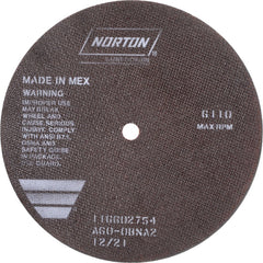 NORTON Norton 66253149317 Cutoff Wheel 10 in 60 Grit Aluminum Oxide