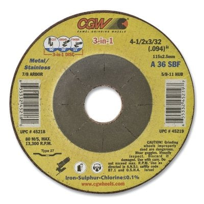 CGW ABRASIVES 45219 ABRASIVE DISCS