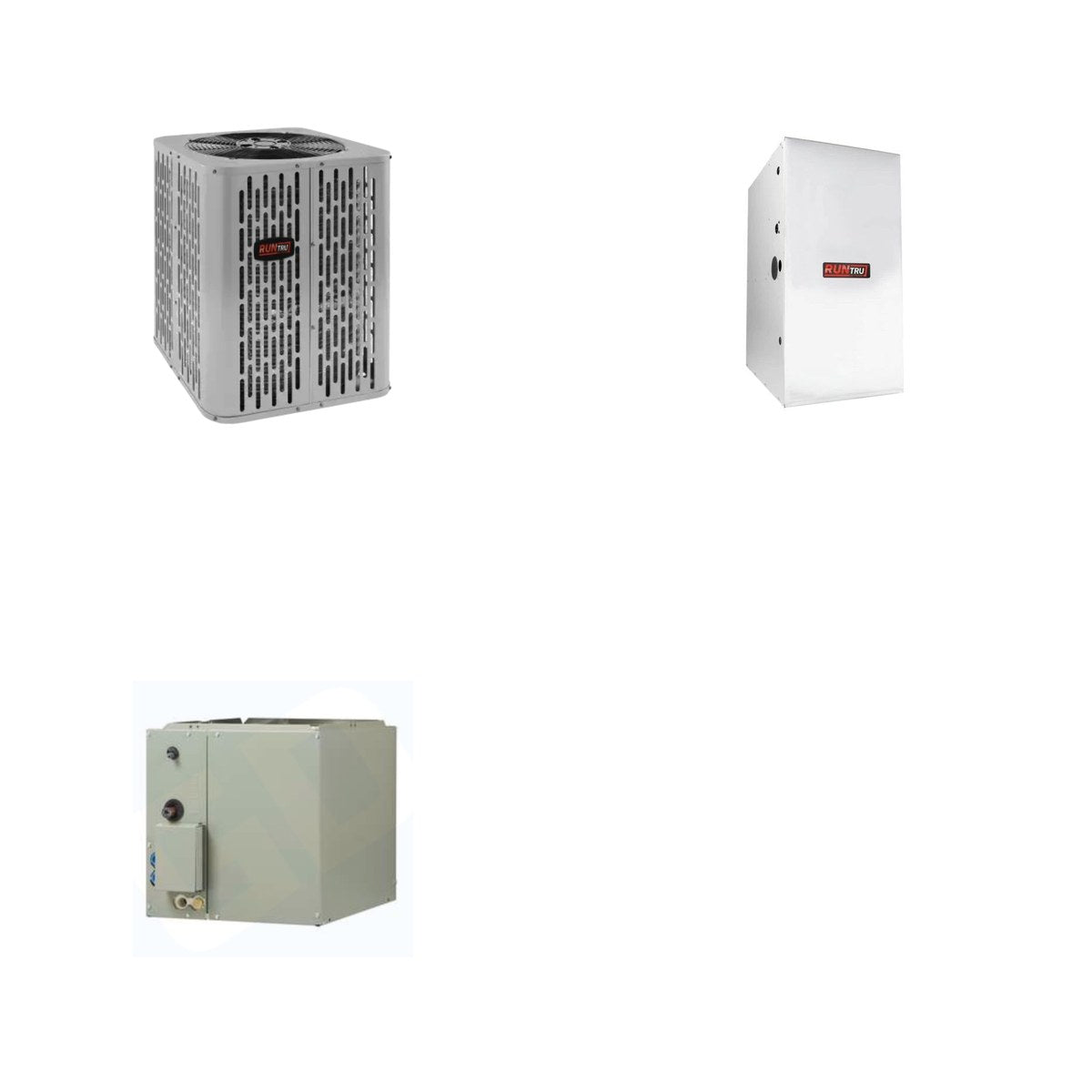 TRANE TRANE 36000 BTU R-454B 15 SEER2 Central Furnace + Coil Dual Fuel System