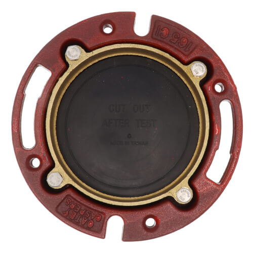 OATEY Oatey 42256 4 Cast Iron Closet Flange w/ Test Cap