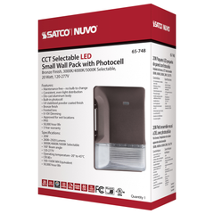 Nuvo Lighting 65/748 SATCO LED Small Wall Pack 20W 1 Pack