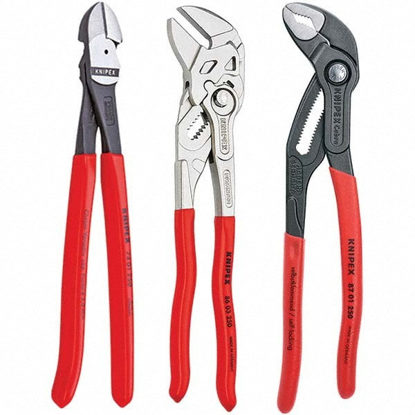 KNIPEX Knipex 9K 00 80 117 Us 3-piece Plier Set 10 Inch