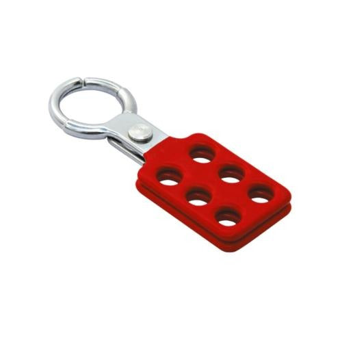 ZING GREEN SAFETY Zing Green Safety 7545 Aluminum Hasp Red Dipped 1 Inch