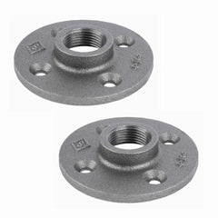 CODA RESOURCES Coda Resources Ltd 501450 Black Pipe Flange 3/4 Inch 2 Pack