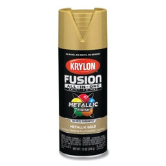 Krylon K02770007 Fusion All-In-One Paint 12 oz Aerosol Can Metallic Gold
