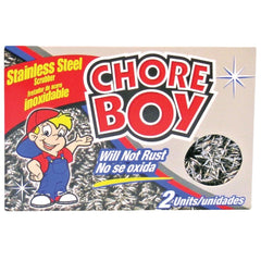 CHORE BOY Chore Boy 86209618941 Stainless Steel Scouring Pad 2-Count