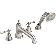 AMERICAN STANDARD American Standard D3510290C.144 Low Spout Lever Handle Roman Tub W-H/S Brushed Nickel