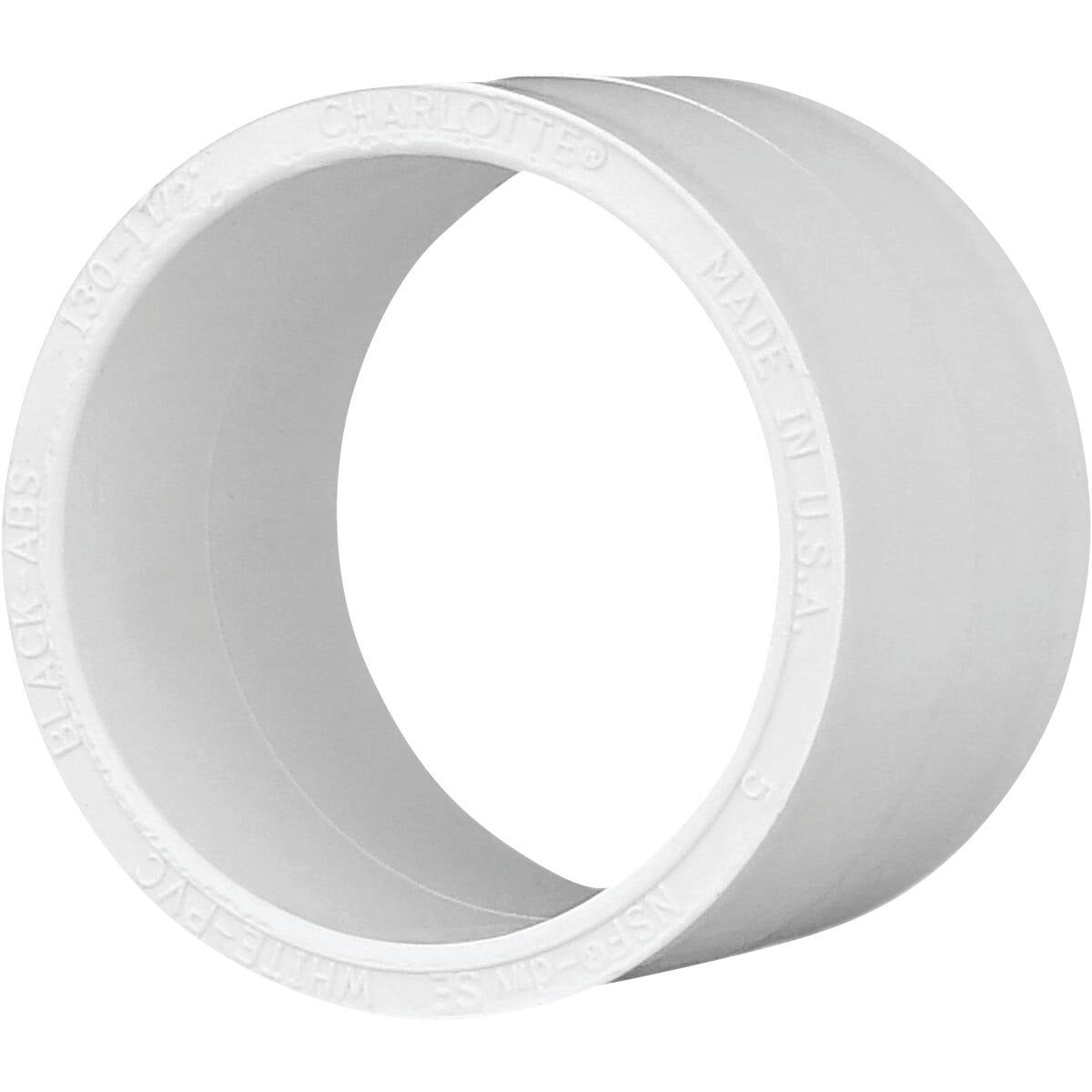 CHARLOTTE PIPE Charlotte Pipe PVC 00130 0600HA 1-1/2 In. Schedule 40 DWV PVC Repair Coupling (1-1/2 In., Each)