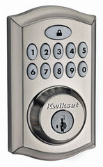 KWIKSET Kwikset 913TRL 15 Electronic Deadbolt Satin Nickel