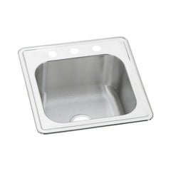 ELKAY Elkay ESE2020102 Celebrity Stainless Steel Single Bowl Drop-In Sink 20\" x 20\" x 10-1/8\"