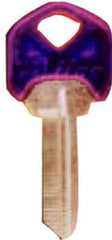 ILCO Kaba Ilco Corp KW1-PC-VIOLET Key Blank Violet 5 Pack