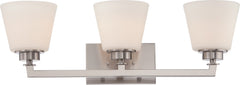 SATCO-NUVO Satco-Nuvo 60/5453 Mobili Three-Light Vanity Fixture 100W (25 in) 60-5453