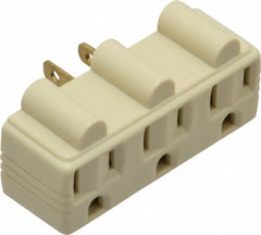 LEGRAND Pass Seymour 697-I Triple Outlet Adapter 15A 125V Ivory