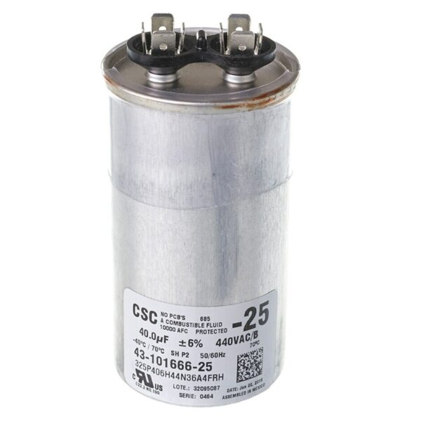 RUUD RUUD 43-101666-25 40/440 Single Round Capacitor
