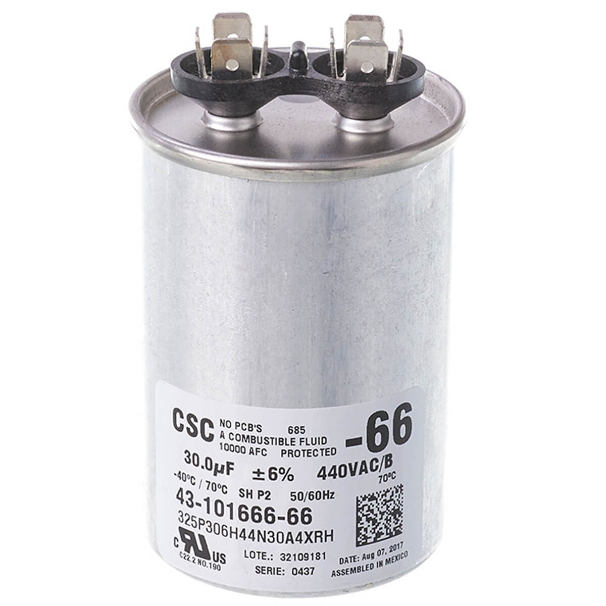 RHEEM 43-101666-66 CAPACITORS