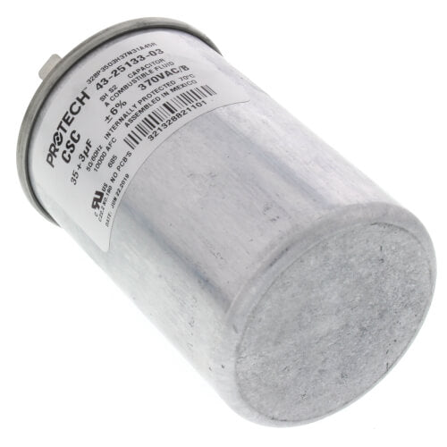 RHEEM Rheem 43-25133-17 Protech Dual Section Round Capacitor 5 to 55 MFD 440VAC