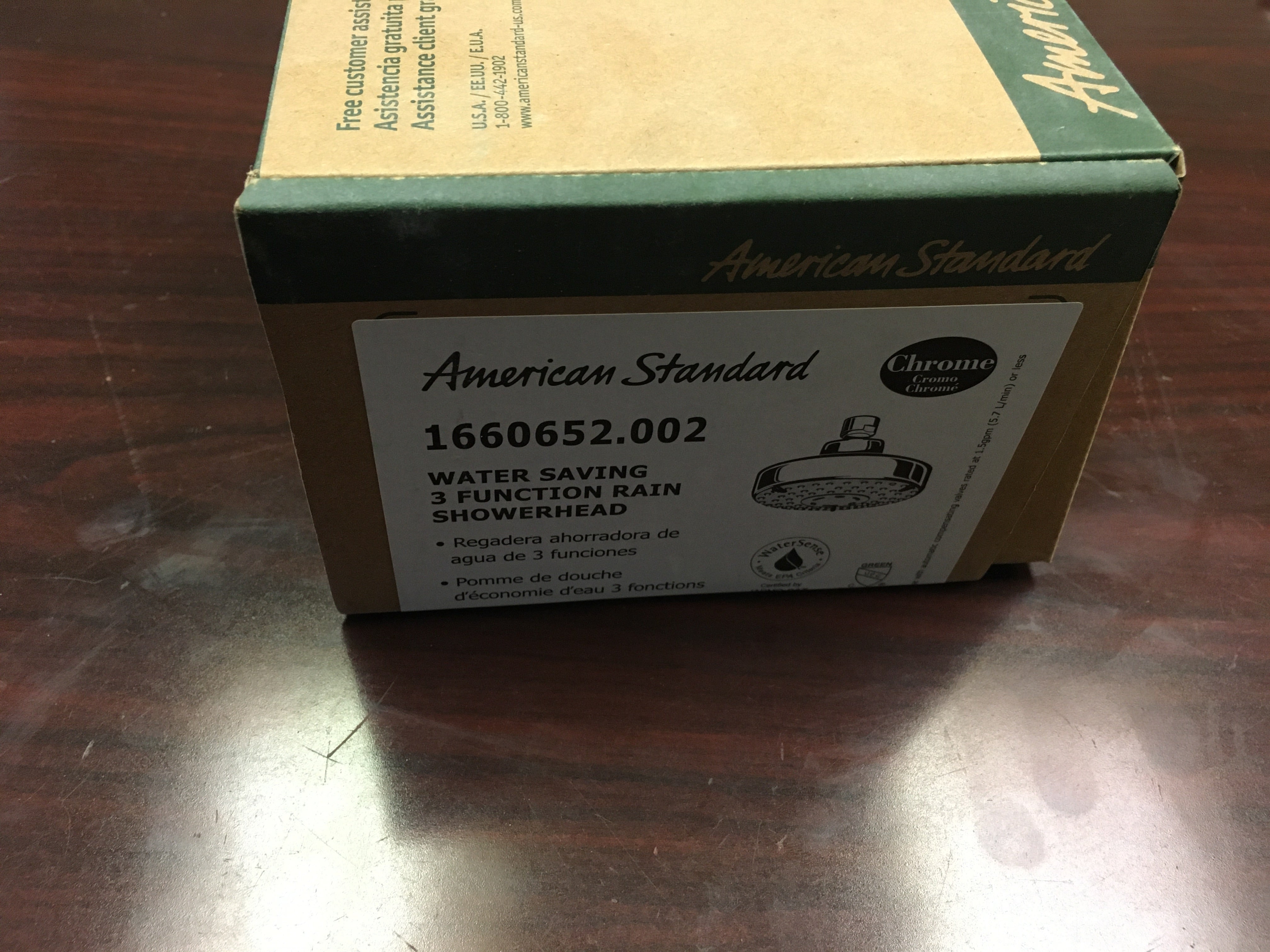 AMERICAN STANDARD American Standard 1660652.002 Rain Multi Function Showerhead in Polished Chrome