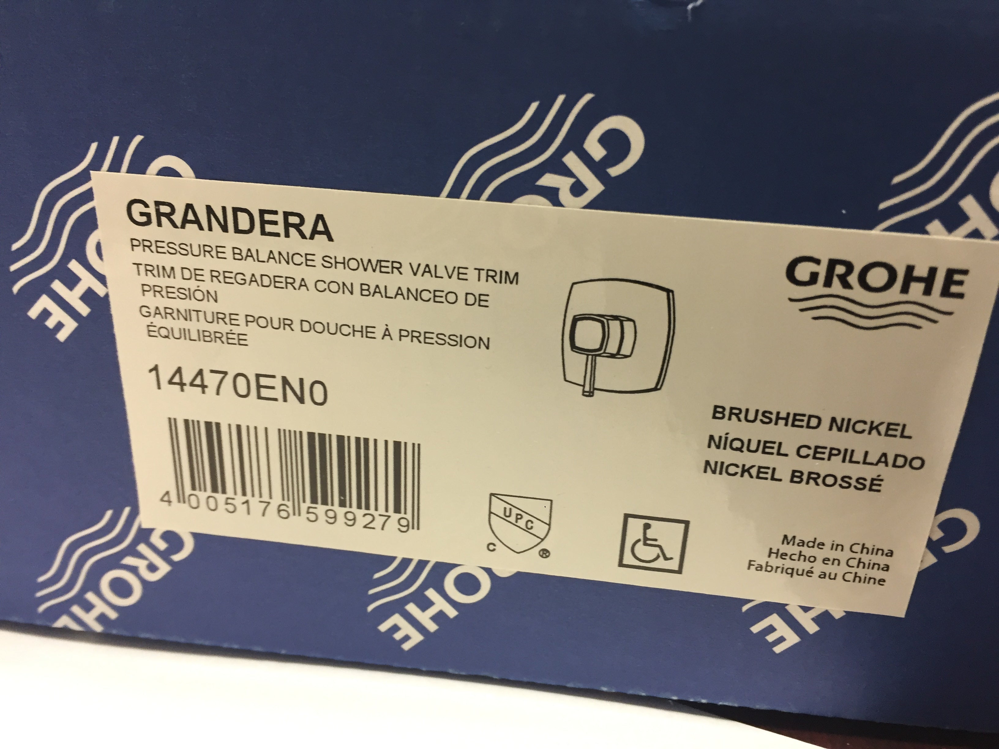 GROHE 14470EN0 CONTROL VALVES