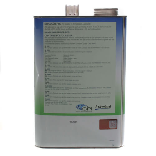 NU-CALGON Nu-Calgon 4318-26 Lubricant 1 Gallon Refrigeration Oil Emkarate RL170H