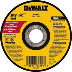 DEWALT Dewalt Accessories DW8062B5 Cutting Wheel 5 Pack