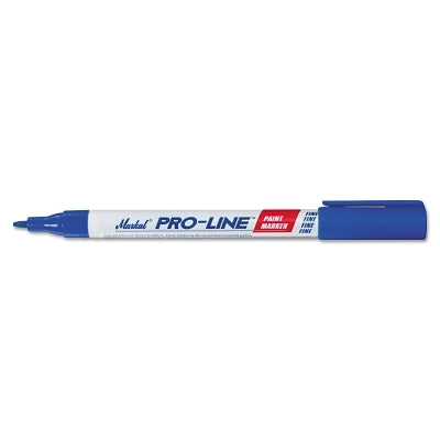MARKAL Markal 96875 Pro-Line Paint Marker Fine Blue - 1/16 Inch Tip