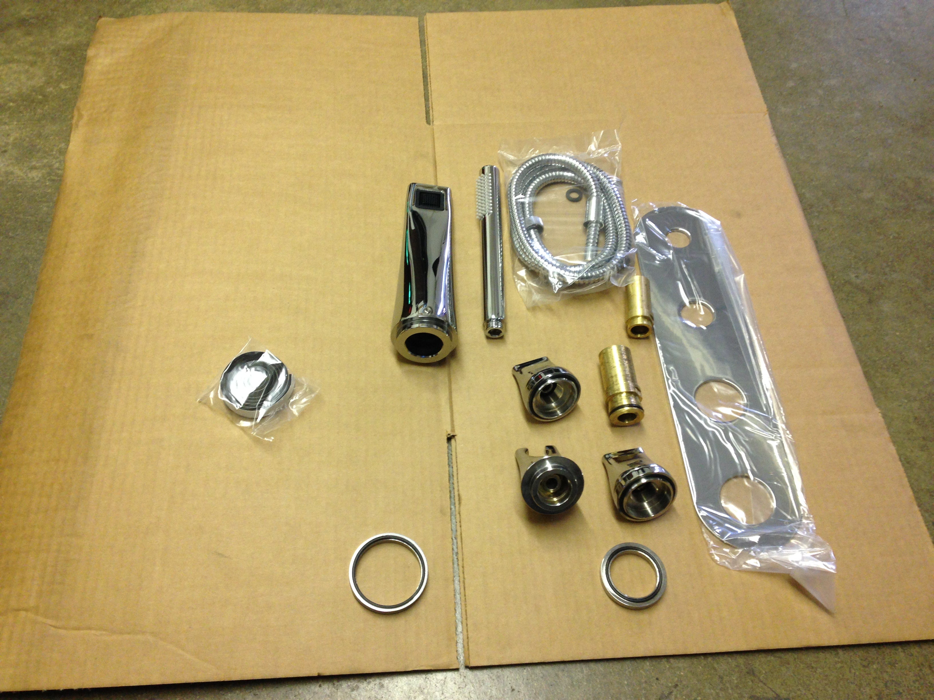 AMERICAN STANDARD American Standard D35120981.100 DXV Modulus Wall Mount Tub Filler Polished Chrome