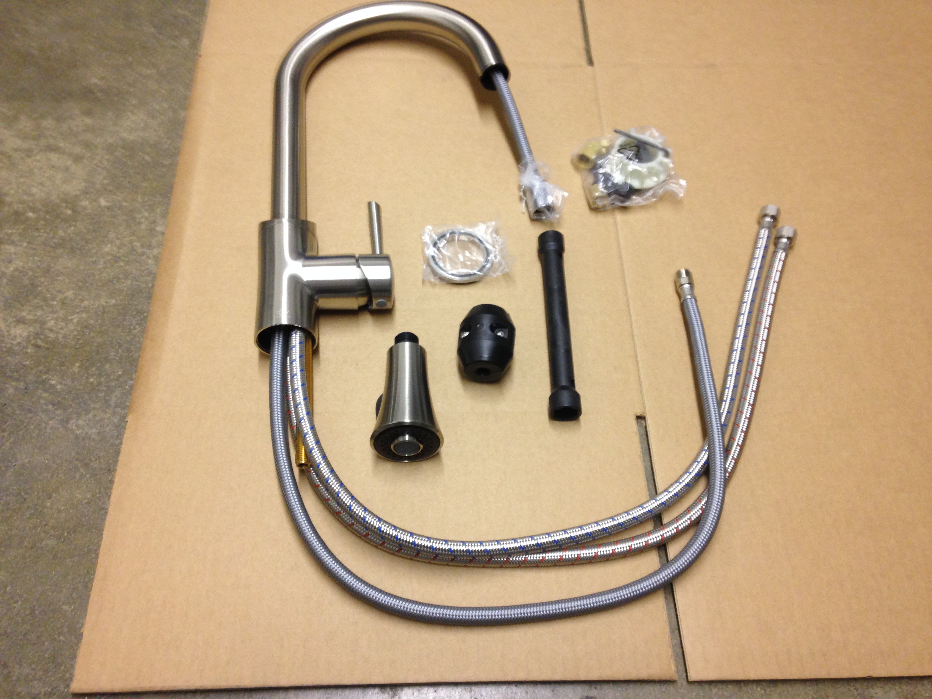 AMERICAN STANDARD American Standard D35403300.355 Fresno Pull Down Faucet Ultra Steel