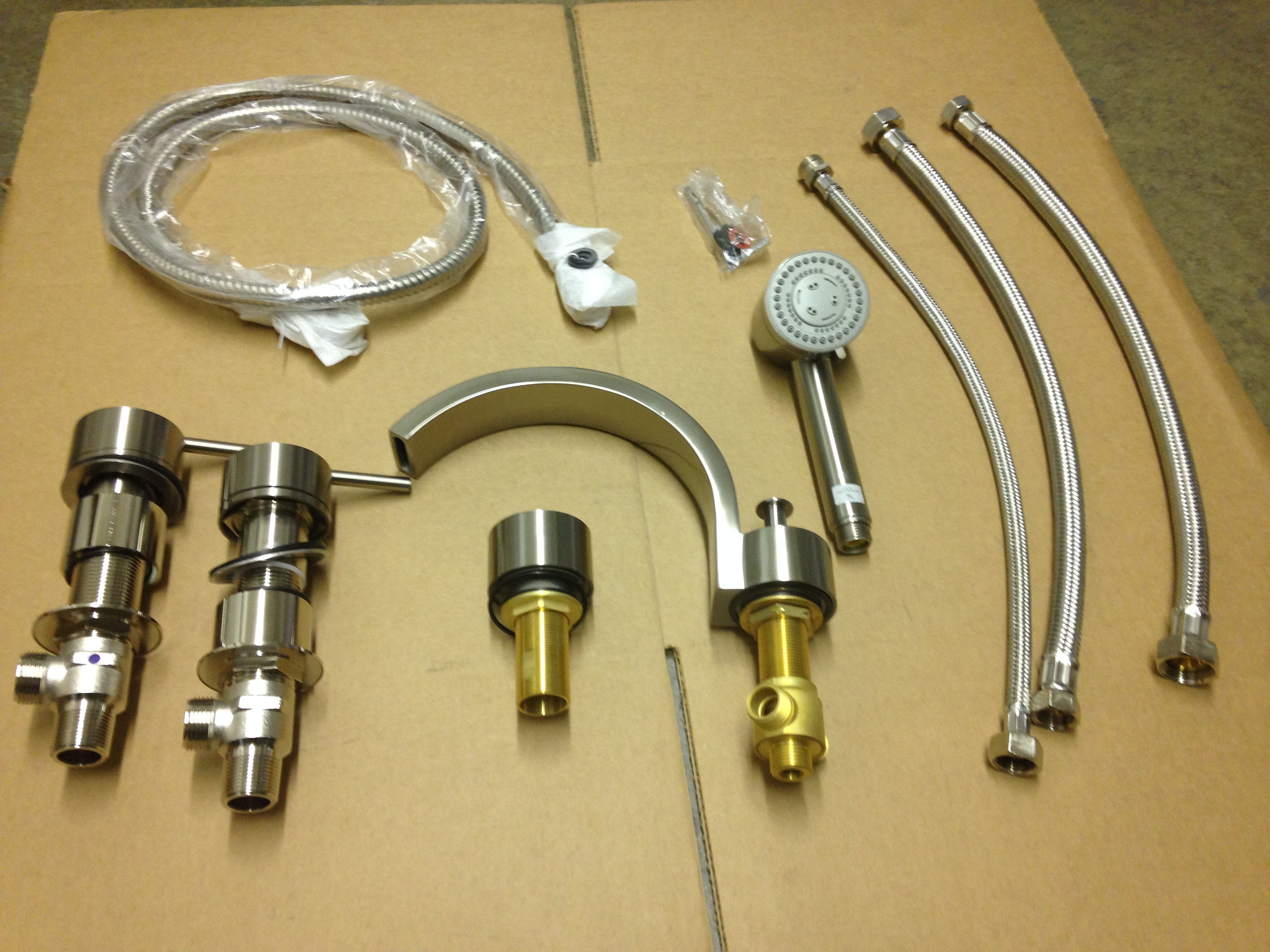 AMERICAN STANDARD American Standard D3510090C.144 REM Roman Tub Set W- H/S, Brushed Nickel