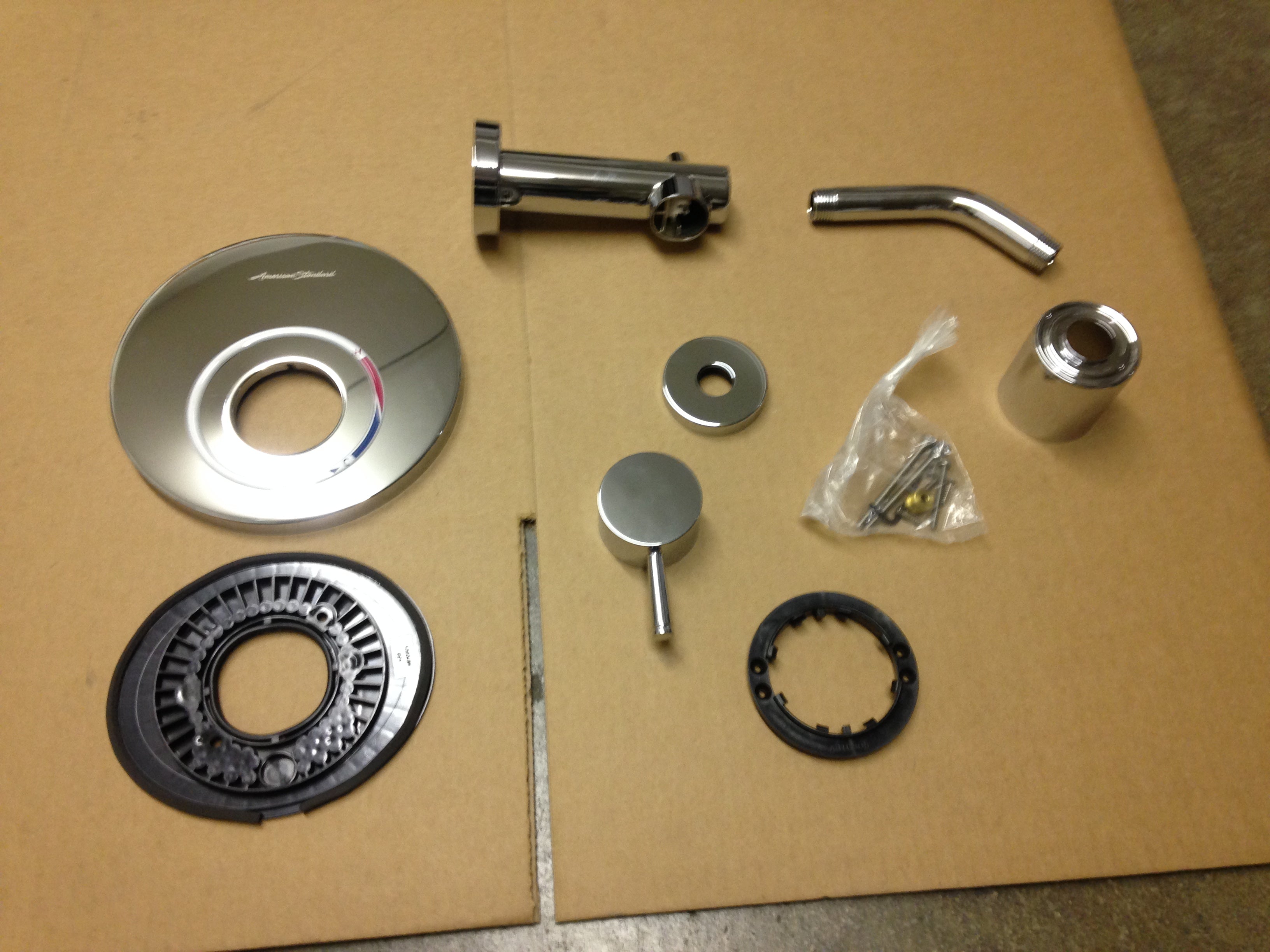 AMERICAN STANDARD American Standard T064WDXH502.002 Serin Bath Shower Trim Kit with Metal Lever Handle IPS Diverter Tub Spout Chrome