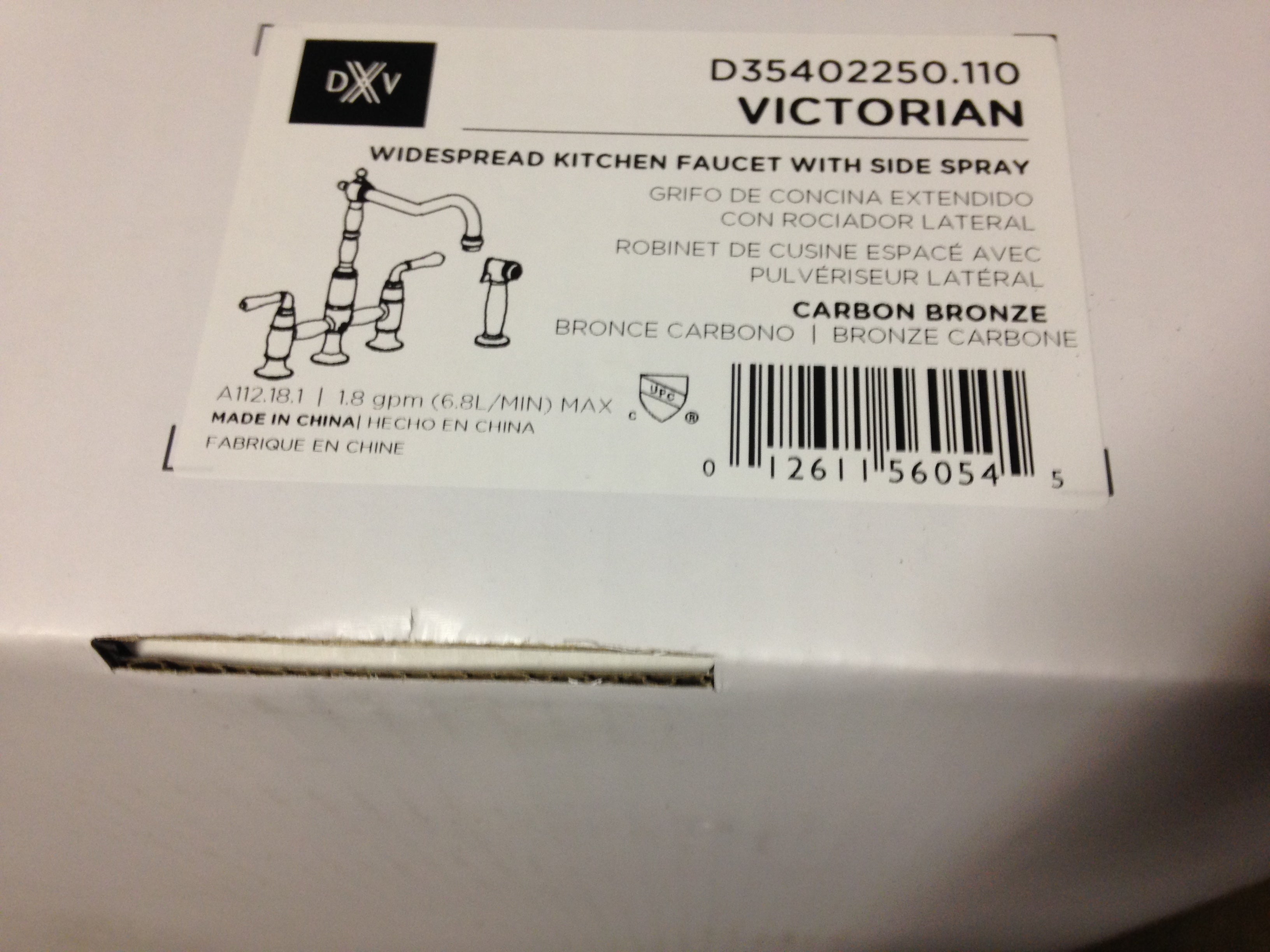 AMERICAN STANDARD AMERICAN STANDARD D35402250.110 Victorian Widespread Kitchen Faucet with Side Spray