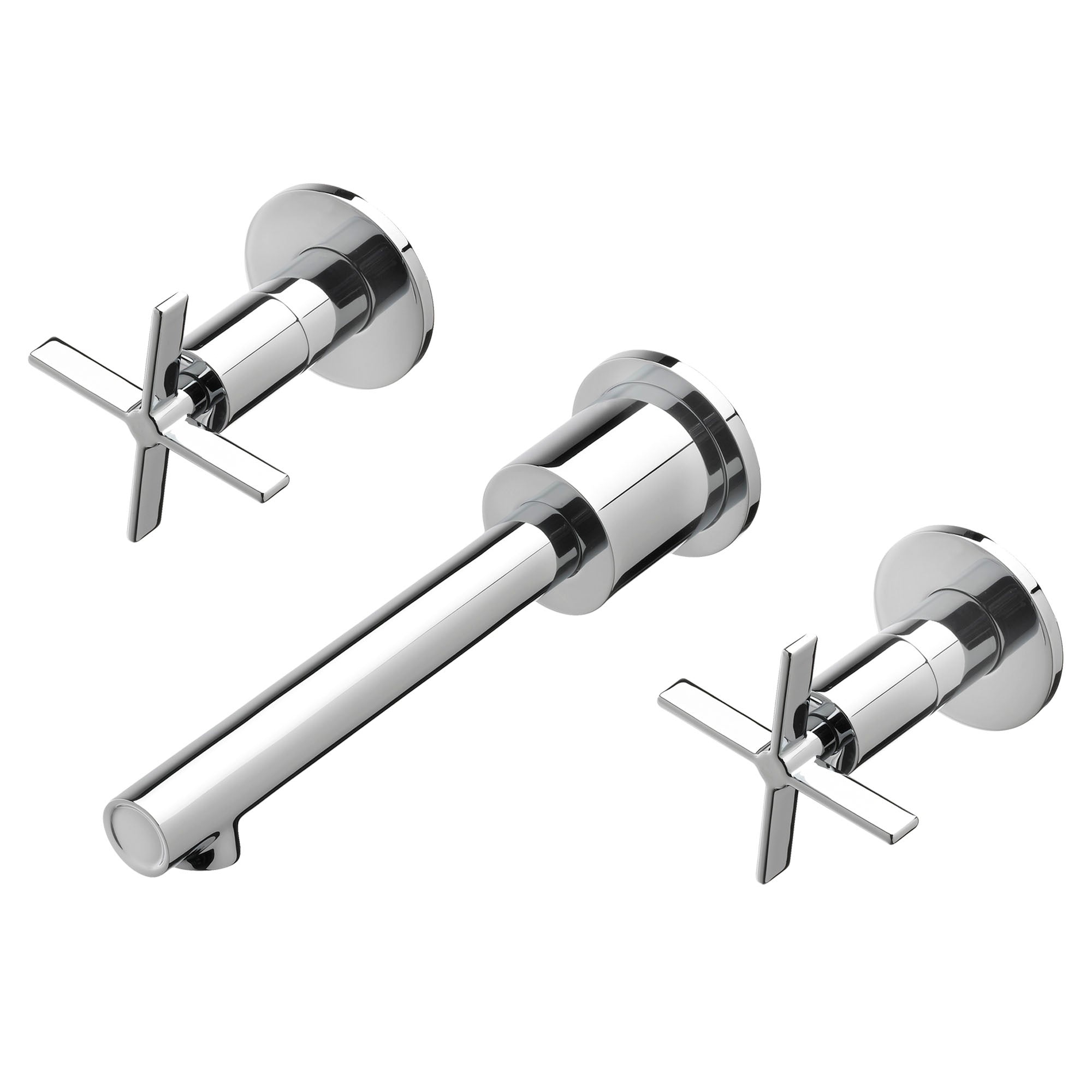 AMERICAN STANDARD AMERICAN STANDARD D3510546C.144 PERCY WALL MOUNT LAV TRIM CROSS HANDLE BRUSHED NICKEL
