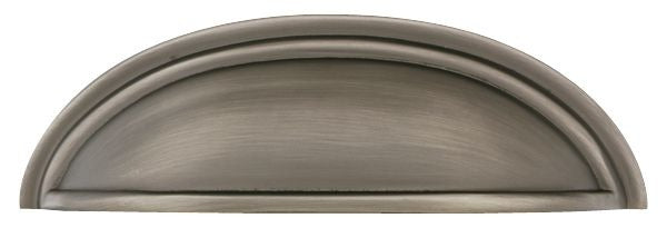 EMTEK Emtek 86173US15A Cup Cabinet Pull 4in Ctc Antique Nickel