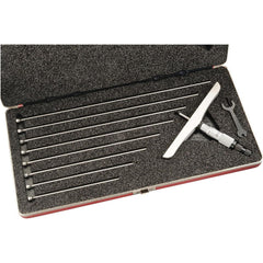STARRETT Starrett 52252 Mechanical Depth Micrometer 9 Inch 9 Rod