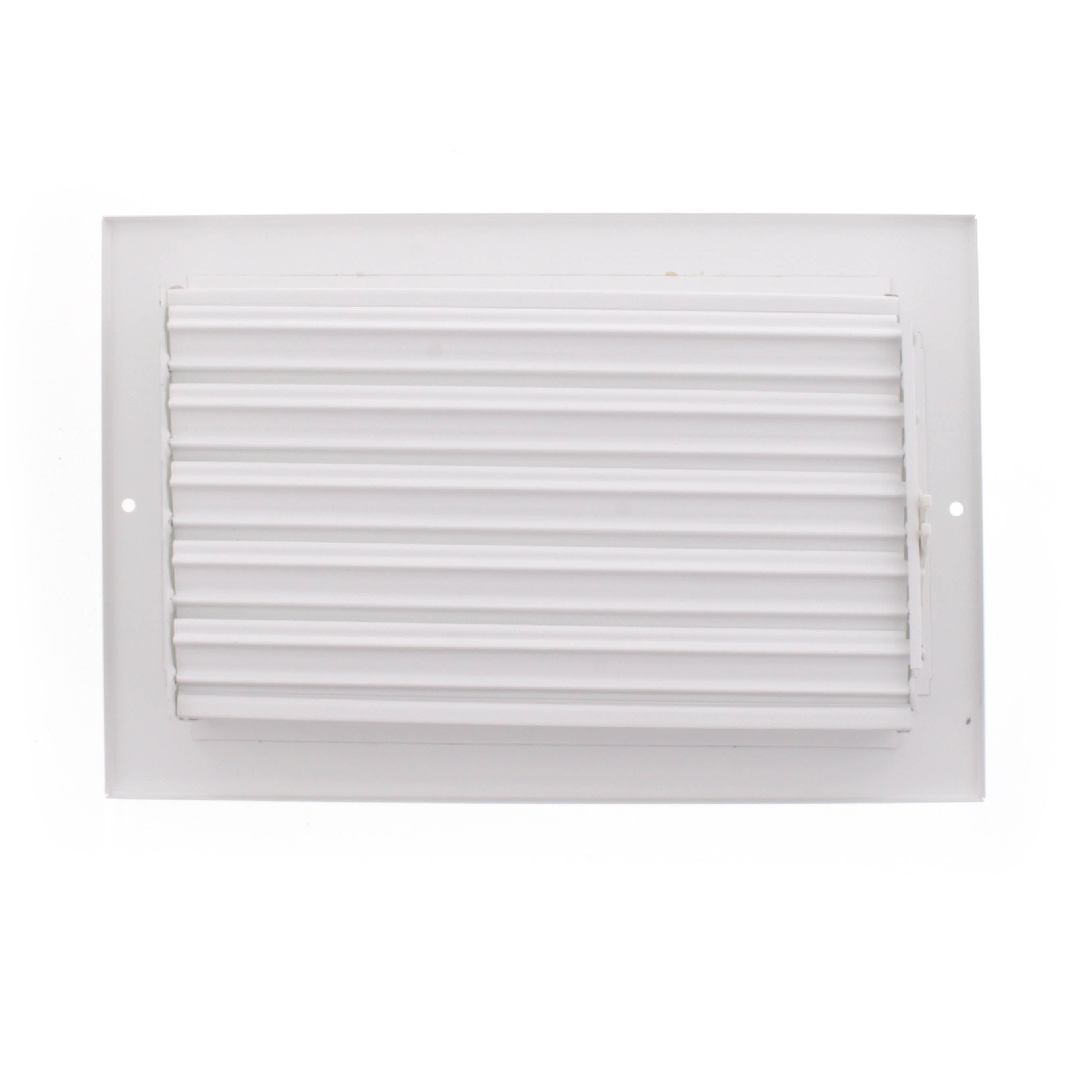 HART & COOLEY Hart & Cooley 43866 Sidewall / Ceiling Register, 10 x 6 White Steel 3-Way 43866