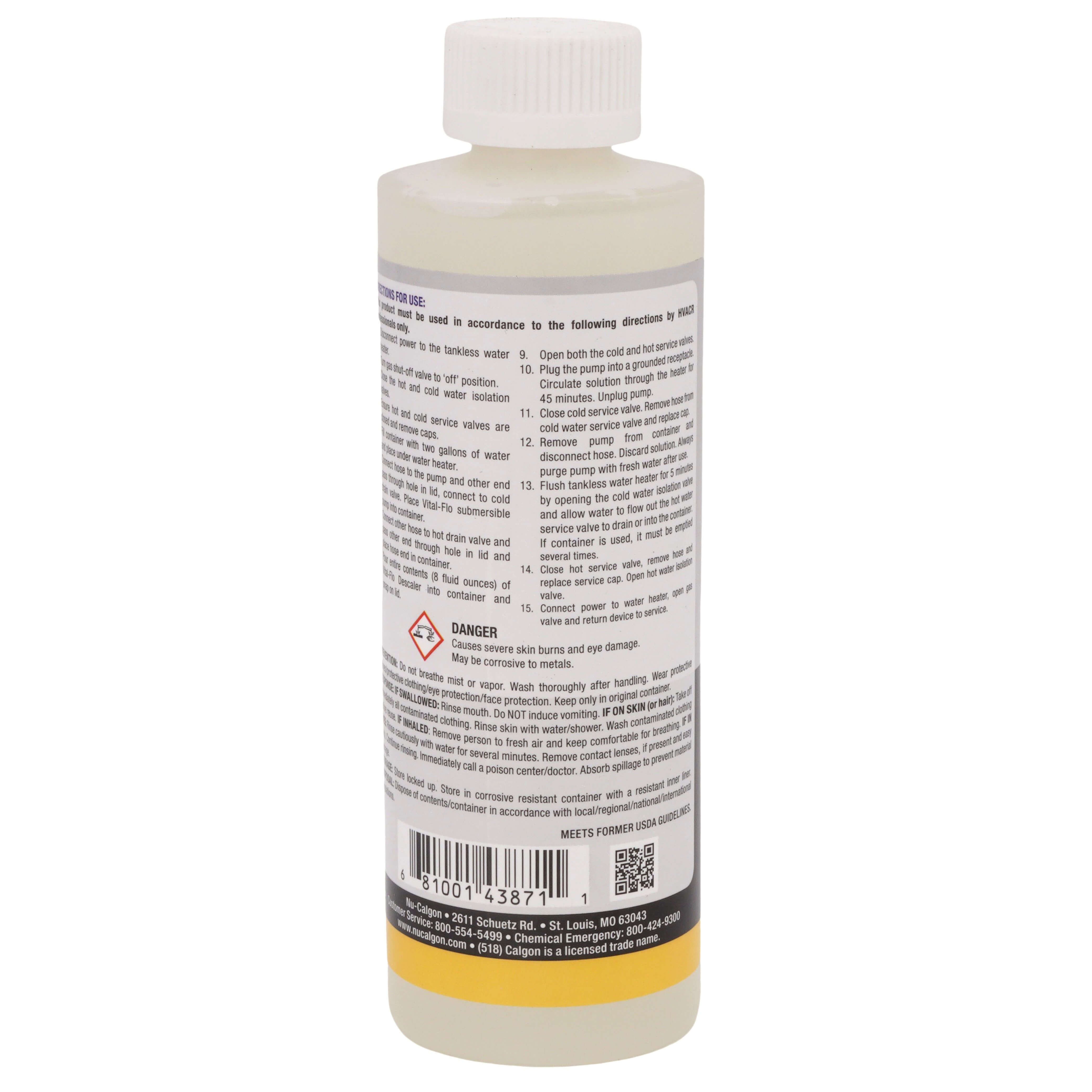 NU-CALGON Nu-Calgon 4387-02 8 oz Descaler Solution Vital-Flo