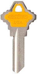 ILCO Kaba Ilco Corp SC1-PC-YELLOW Key Blank Yellow 5 Pack