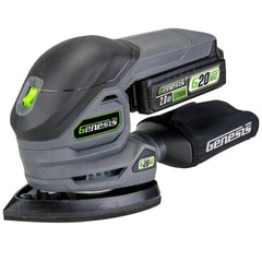 GENESIS Genesis GLDS20B 20V Corner/Detail Sander 20V (5.5 in x 5.5 in x 3.15 in)