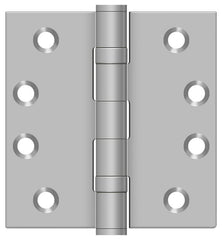 DELTANA Deltana SS44BU32D Square Hinge 4x4 Satin Stainless Steel
